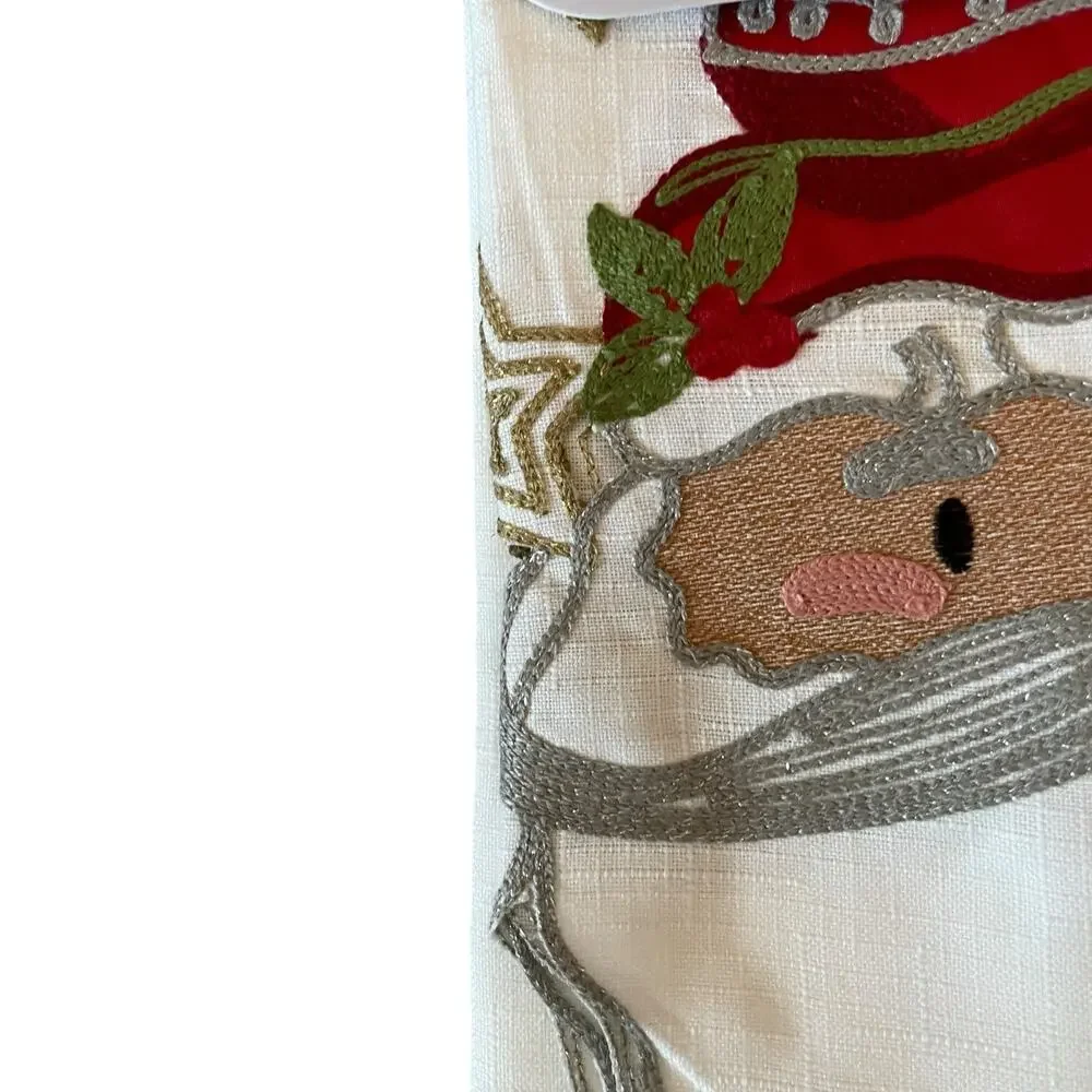 Envogue embroidered santa